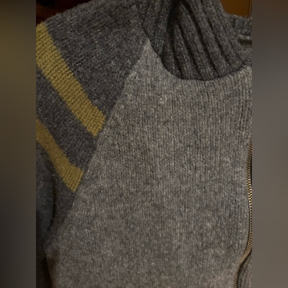 Free People Charcoal Sweater with Butterfly Design - Picture 4 of 5